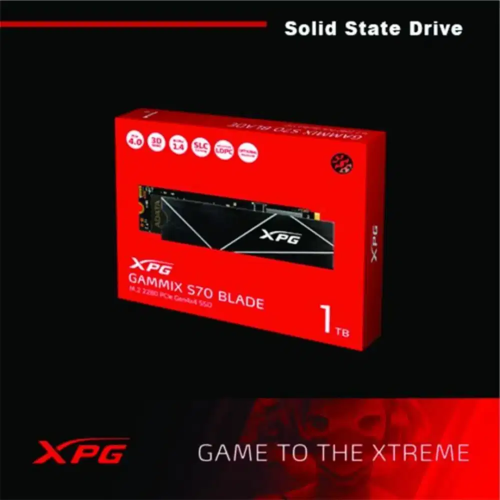 SSD ADATA XPG GAMMIX S70 BLADE 2TB - SSD PCIe Gen4x4 M.2 2280
