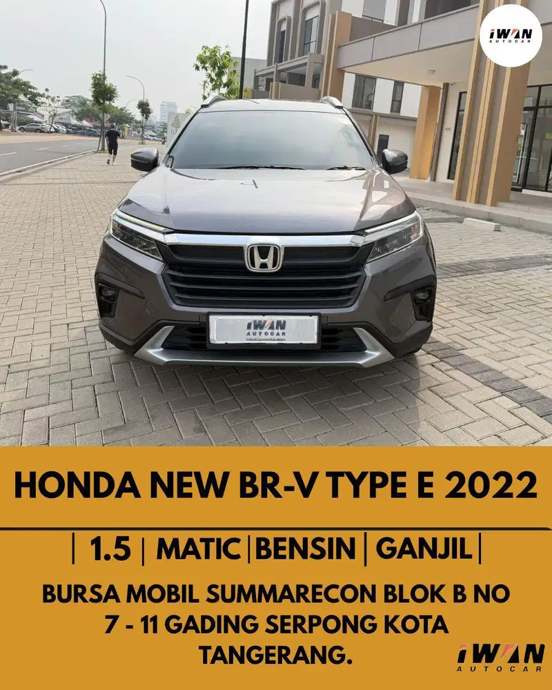 HONDA BRV E 1.5 CVT