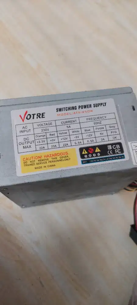 PSU merk votre 450 w mulus