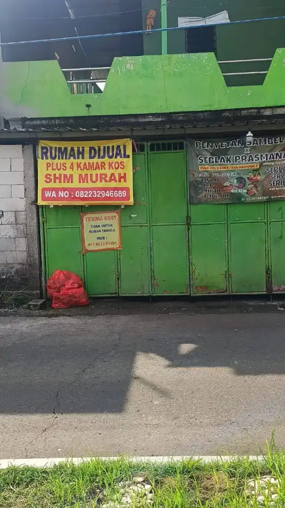 FIJUAL RUMAH BESERTA KOS DAN COCOK UNTUK USAHA