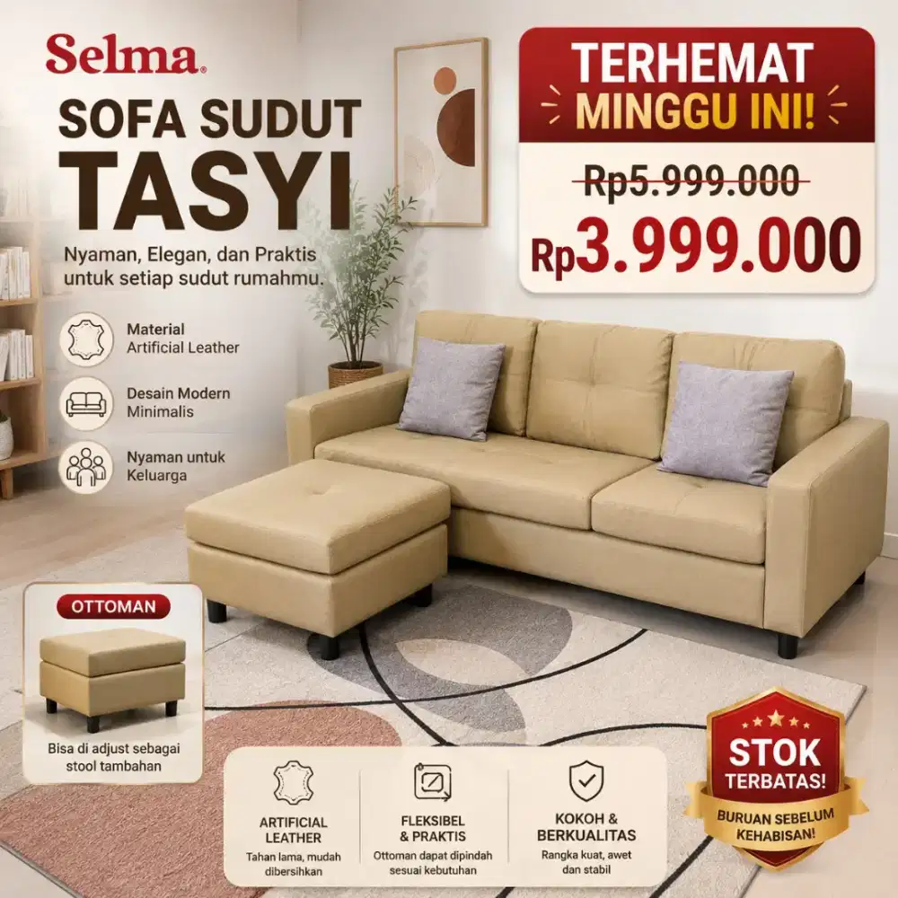 Sofa 3 Seater L