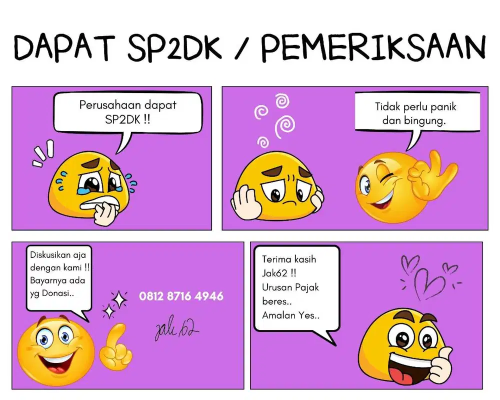 Jasa Konsultan Pajak, SP2DK & Pemerikasaan Pajak