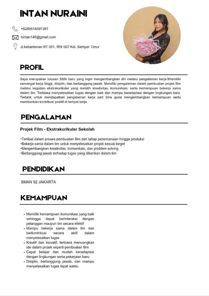 mencari pekerjaan part time