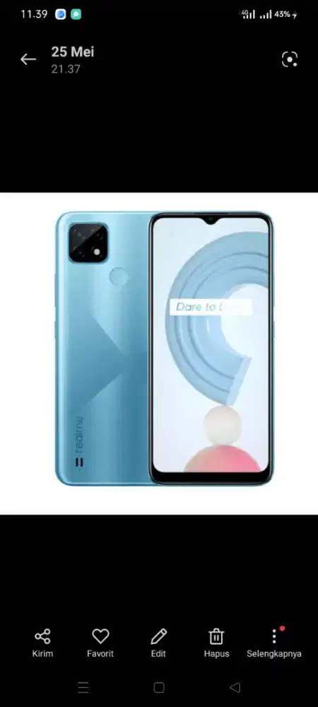 REALME C21 3/64GB Bekas