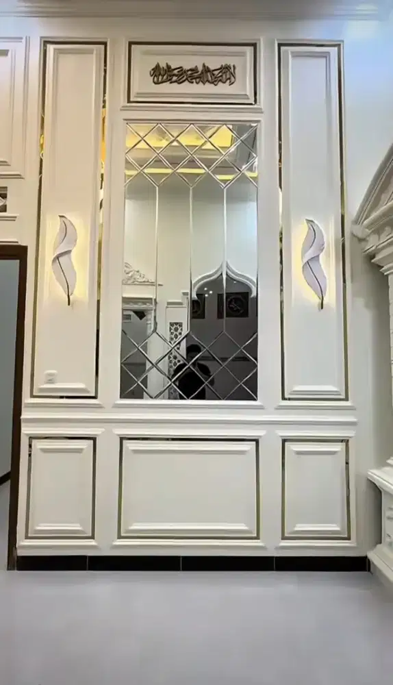 Wallmoulding kaca bevel Batam