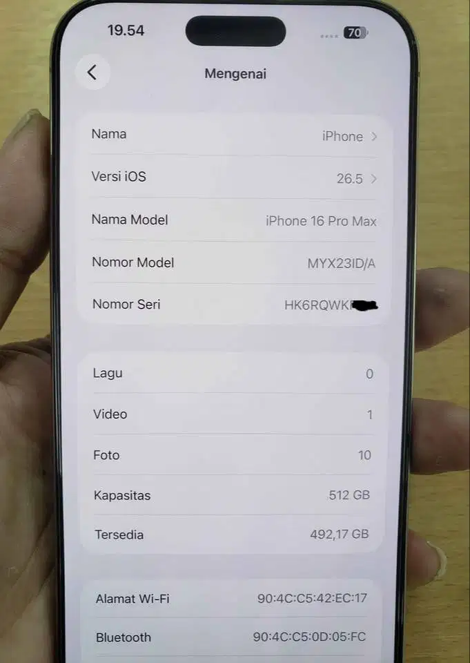 iPhone 16 ProMax Pro Max 512GB Dessert Titanium iBox ID