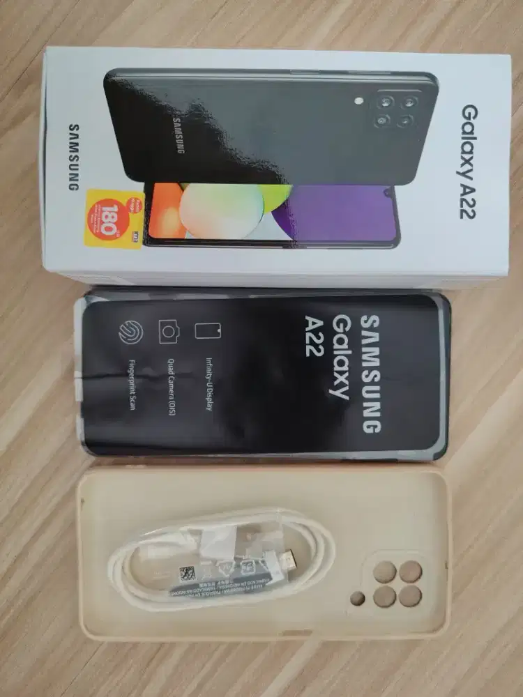 Dijual Samsung galaxy A22 6/128 GB (hitam)
