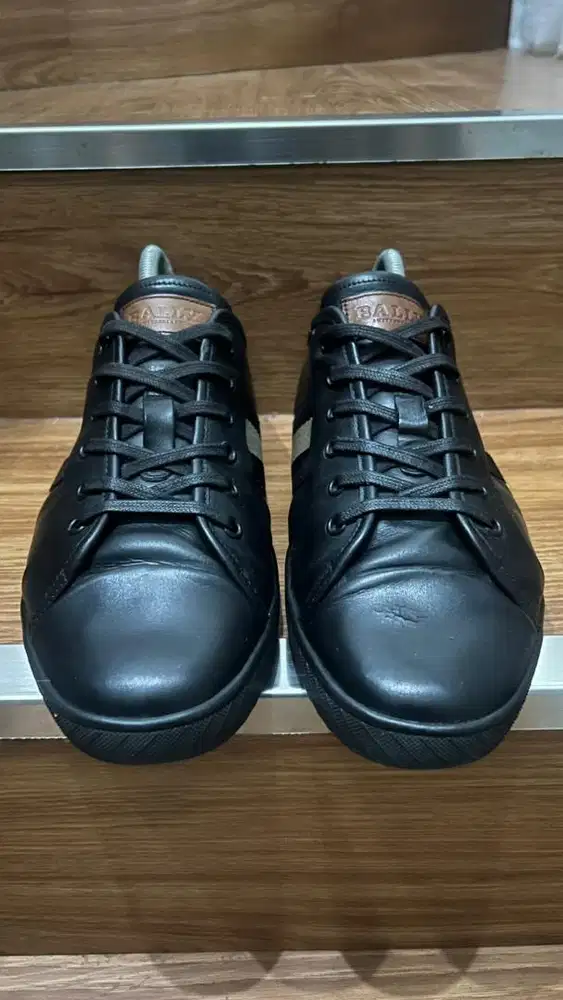 Sepatu BALLY Sneakers Full Black