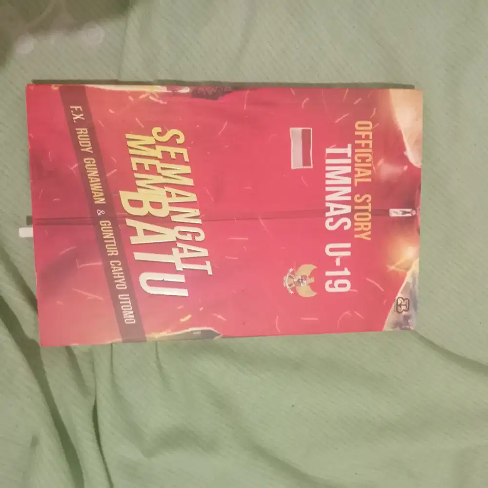 Buku olahraga timnas Indonesia U-19 old