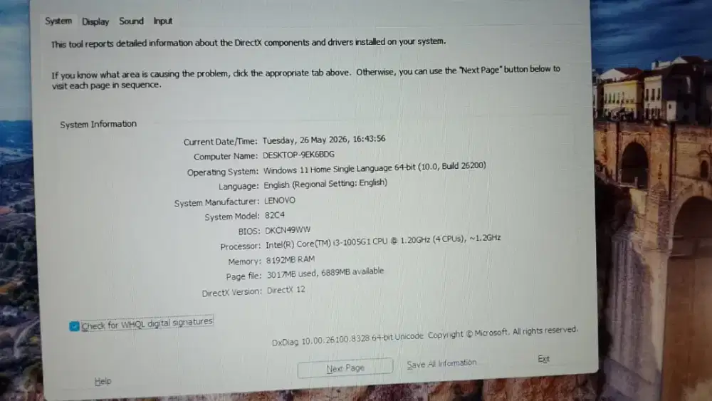 Lenovo ideapad 3 V14 iiL