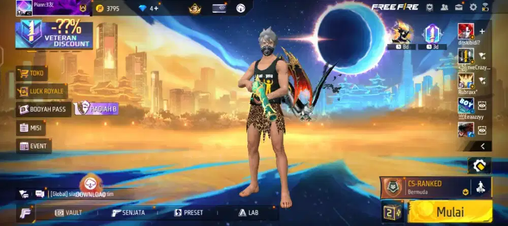 AKUN FREE FIRE 2019