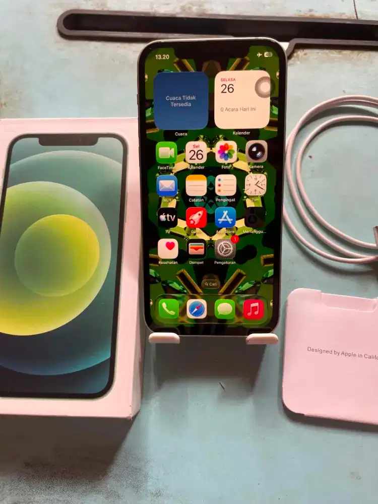 Iphone 12 128gb beacukai fullset mulus bisa tkr tmbh android