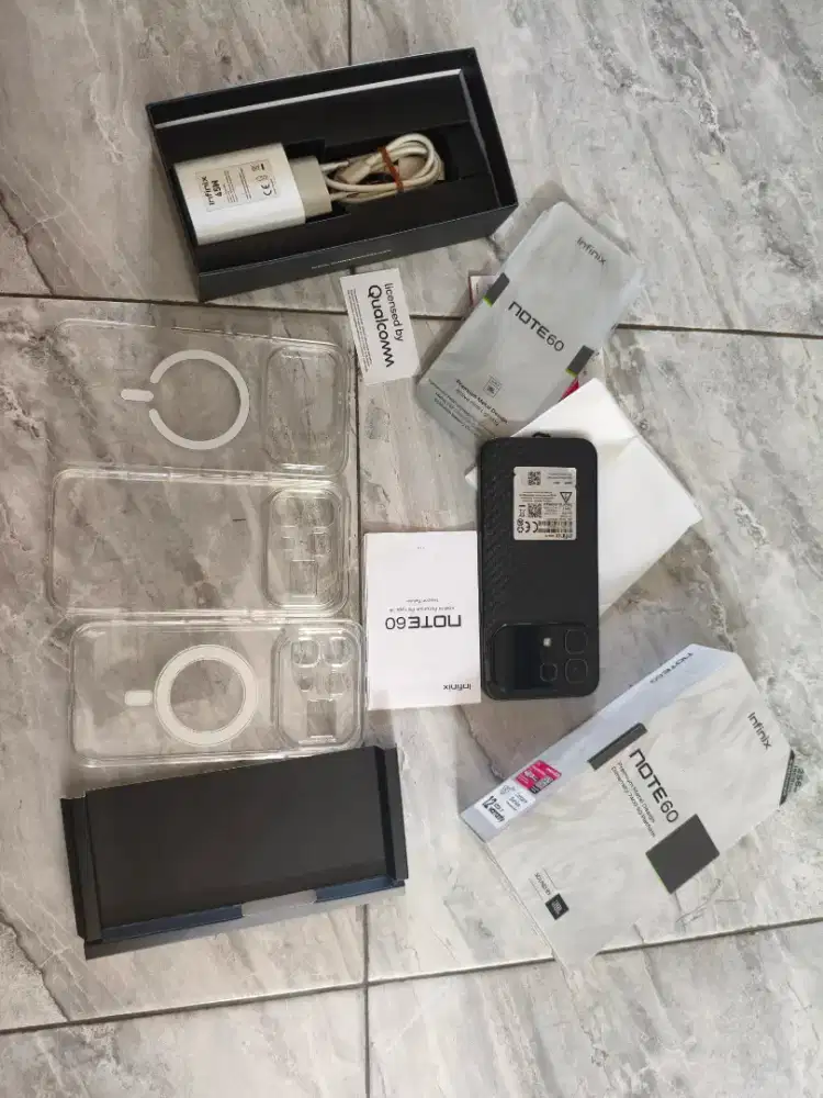 Infinix note 60 8/256 GB fullset original garansi panjang