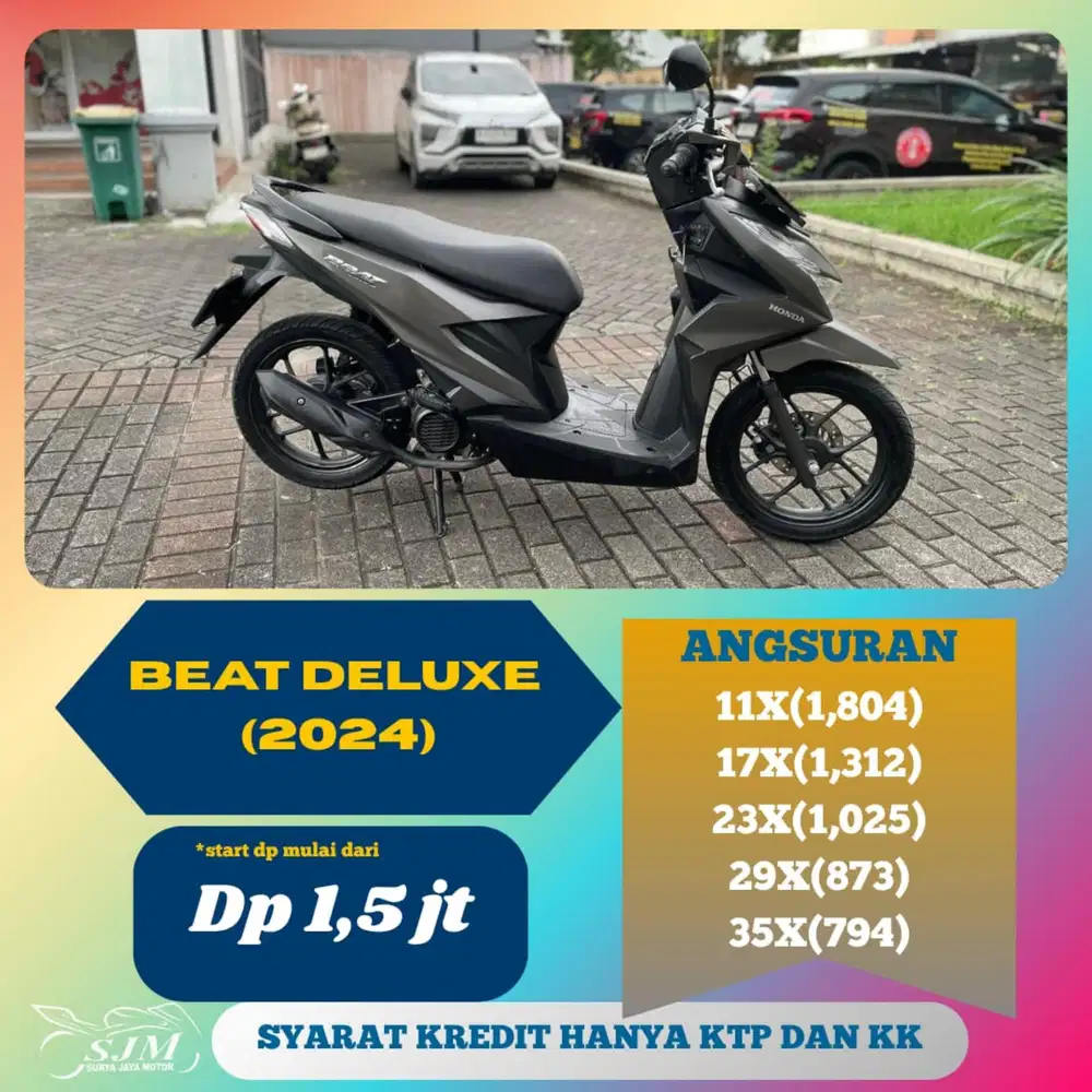 HONDA BEAT DELUXE 2024 SIAP PAKAI