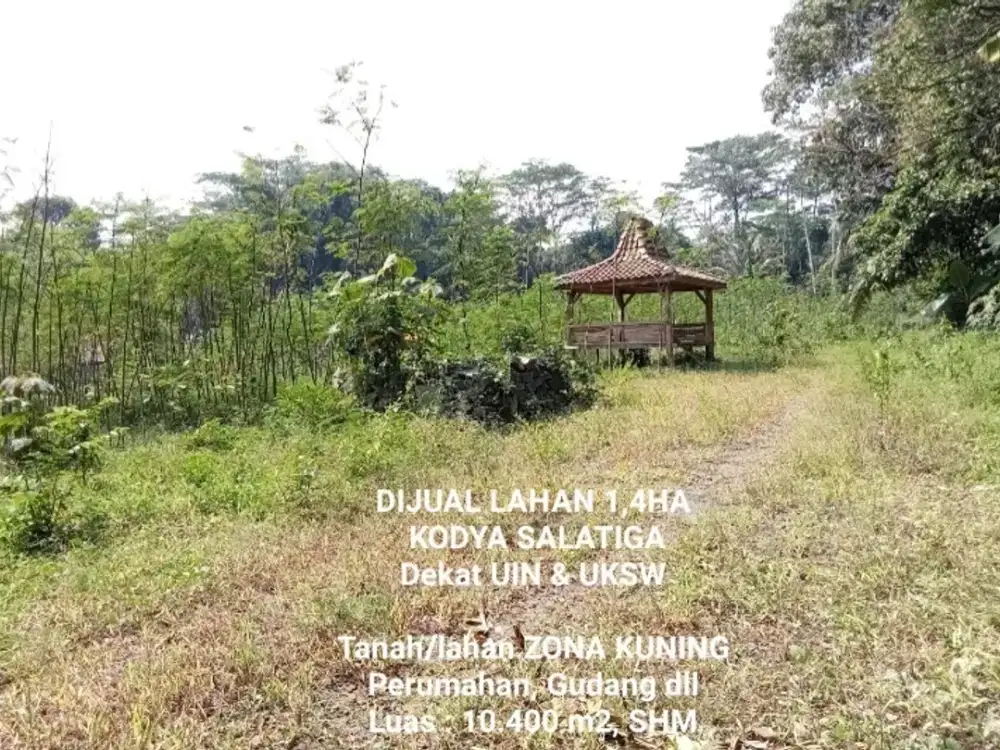 DIJUAL TANAH ZONA KUNING UNTUK GUDANG, LEMBAGA PENDIDIKAN/ PELATIHAN, TEMPAT USAHA  ATAU PERUMAHAN DI SALATIGA