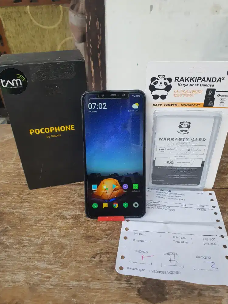 Pocophone F1 6/64Gb SteelBlue Fullset