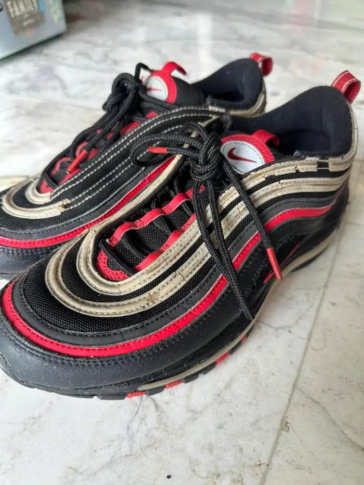 Sepatu Nike AirMax 97 Black and Red ORIGINAL 100%