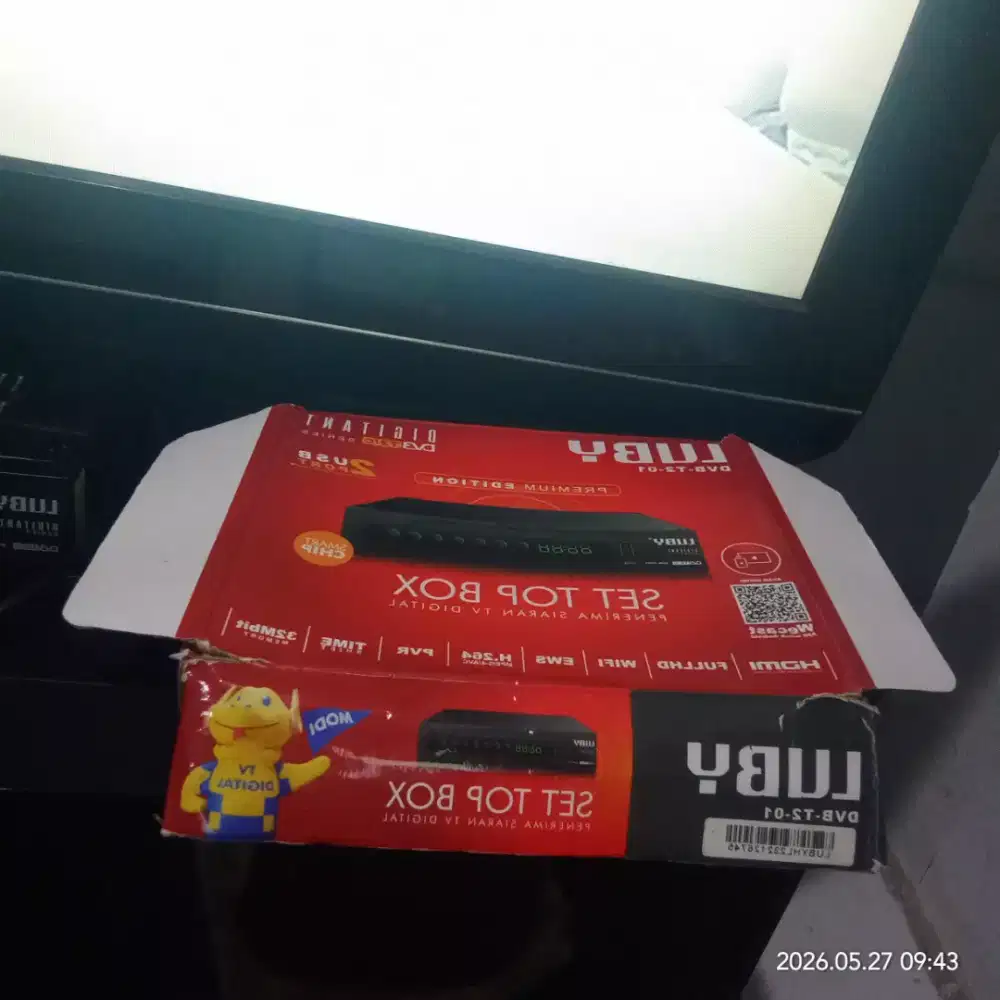 Dijual  edisi ga kepakai
Chanel banyak  lengkap dus dan remot.
