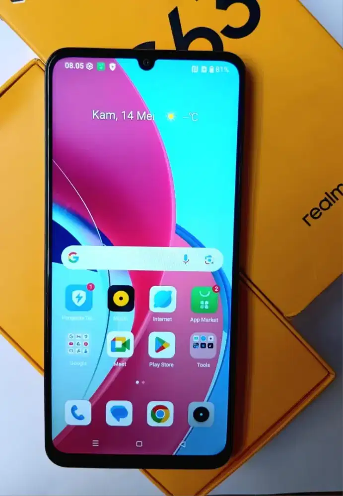 Realme C63 Ram 6+8/128 Mulus Fullset
