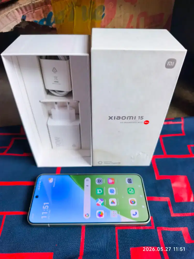 Xiaomi 15 12/256 Fullset ORI segel mulus garansi ON 2027