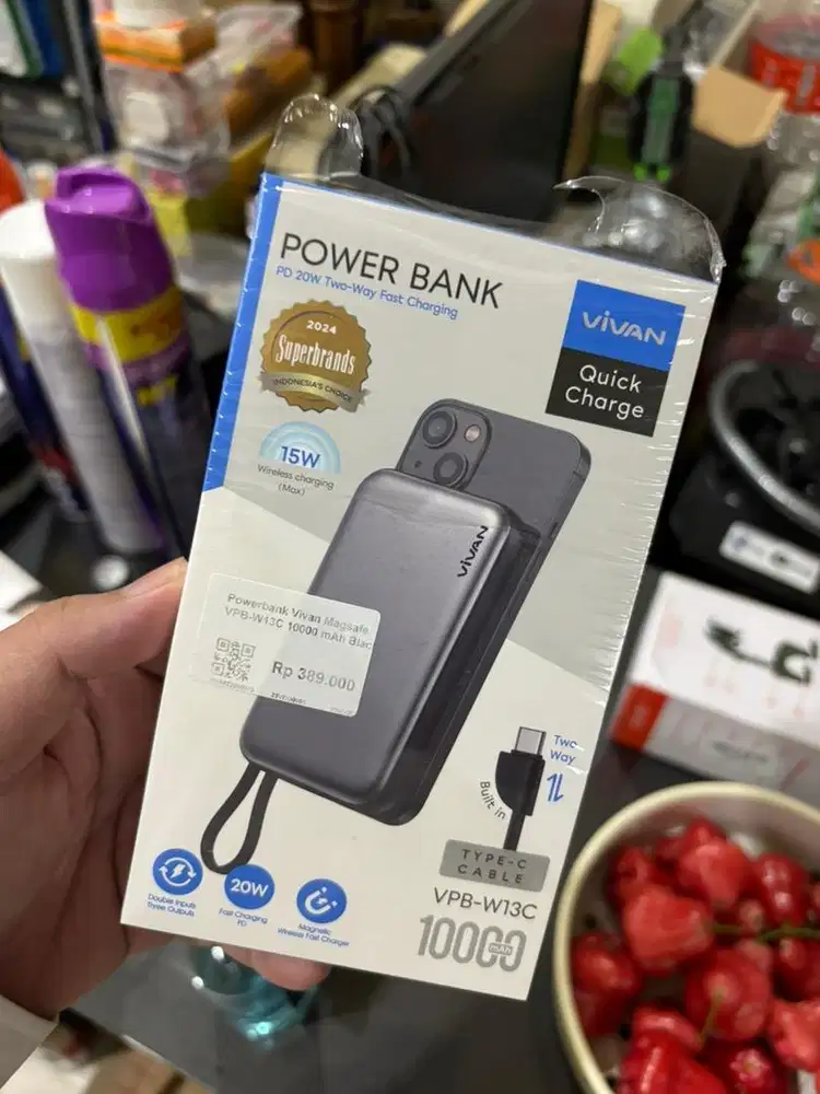 Powerbank Vivan Magsafe Type C - 10.000mAh