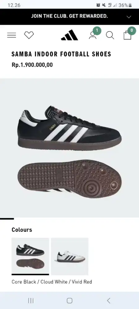 ADIDAS SAMBA KLASIK NO 41