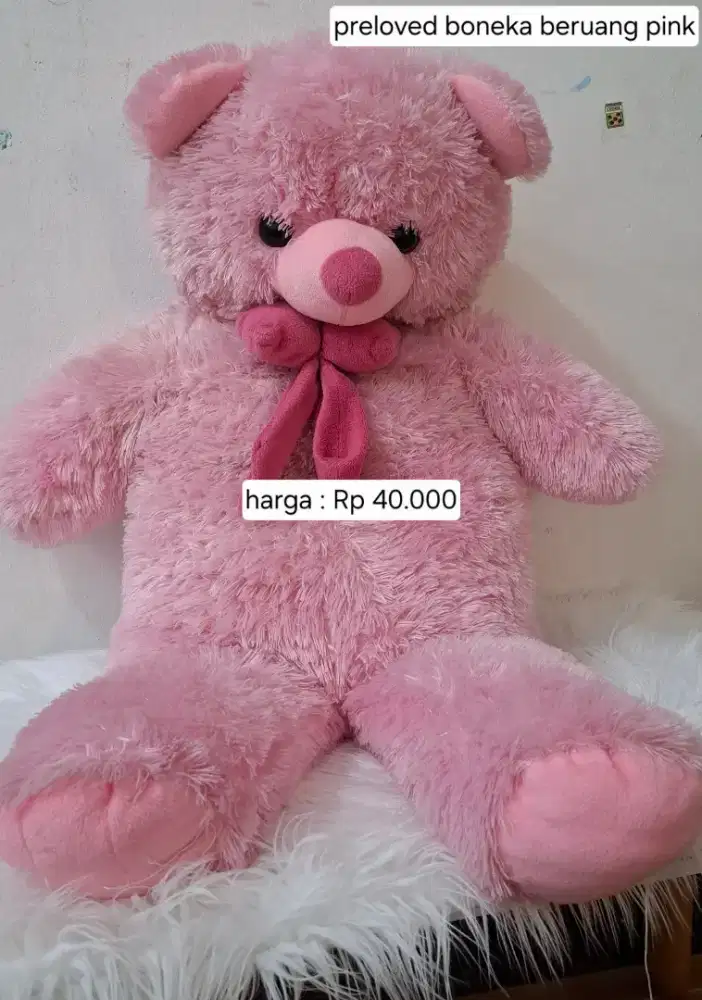 Dijual boneka beruang dan harimau preloved