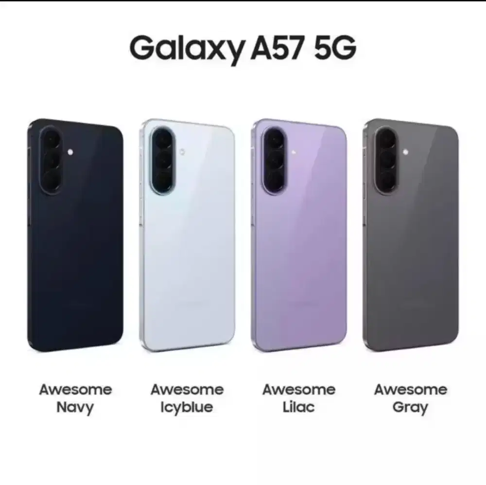 SAMSUNG A57 5G 8/256GB, GARANSI RESMI 1 TAHUN & FREE ASURANSI 6 BLN
