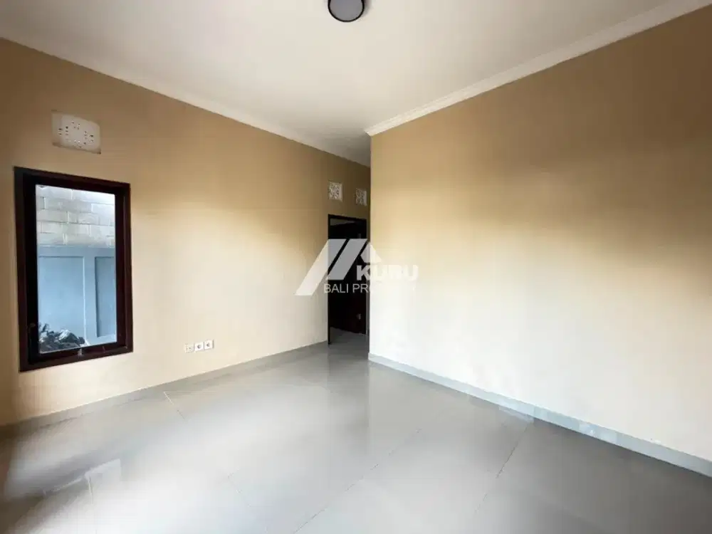 KBP1615 simple minimalist house with three bedrooms and a closed living room.