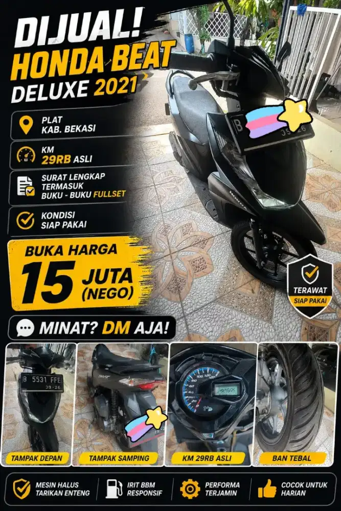 Honda Beat Deluxe 2021