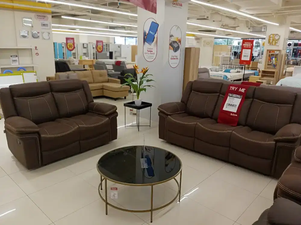 SOFA RECLINER 2 & 3 SEATER MURAH