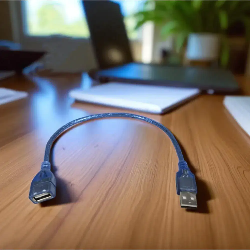 Kabel Ekstensi USB 2.0 Male to Female ROBOTSKY 29CM untuk Laptop PC