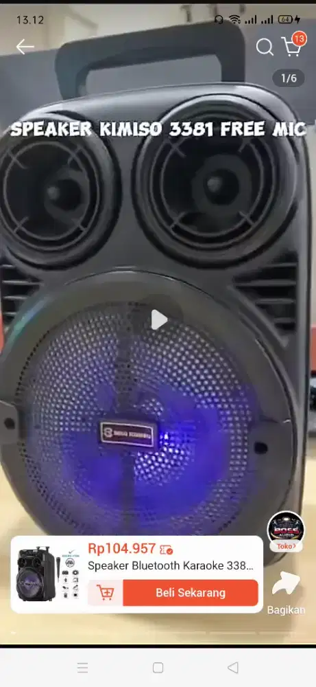 Speaker bluetooth speaker aktif jos