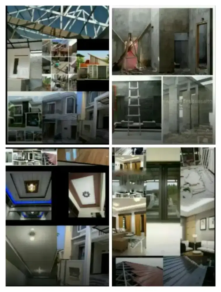 dekorasi bangunan  rumah tangga,dan kontruksi