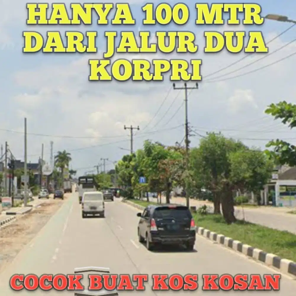 TANAH KORPRI SUKARAME DEKAT KAMPUS ITERA COCOK BUAT RUMAH KOS