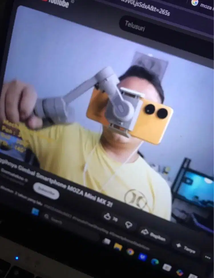 Stabilizer Moza Mini MX 2022 lengkap dus buat foto video konten vlog