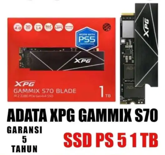 SSD NVME ADATA XPG GAMMIX S70 1TB