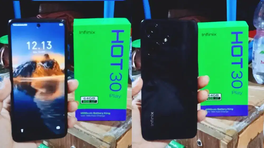 Infinix Hot 30 Play Ram 4+4/64 Lengkap