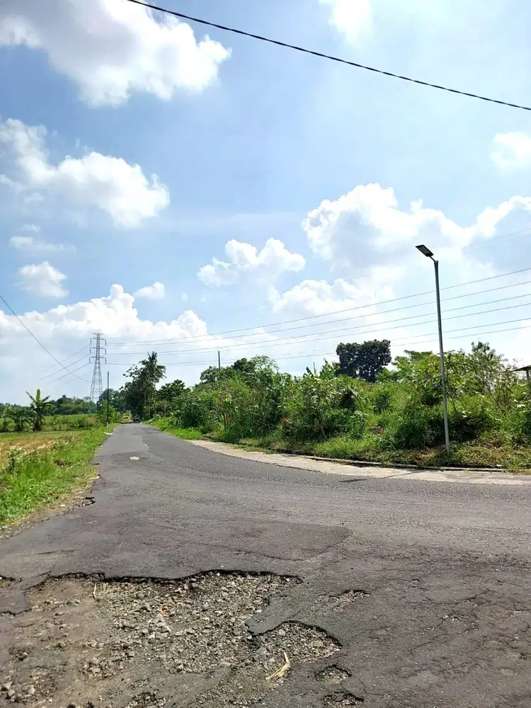 Tanah Kavling View Persawahan di Wedomartani