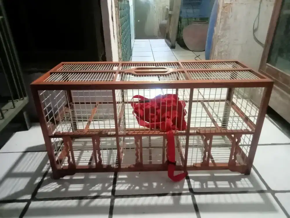 Dongdang merpatu full fiber kayu jati tua