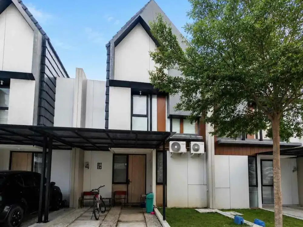 DIJUAL – Rumah Minimalis 2 Lantai Semi Furnished Dekat Stasiun Parung Panjang