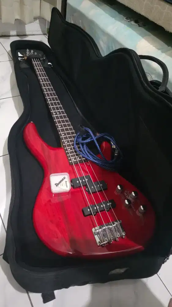 Bass Cort Action Original Mulus + Tas + Kabel Siap Pakai