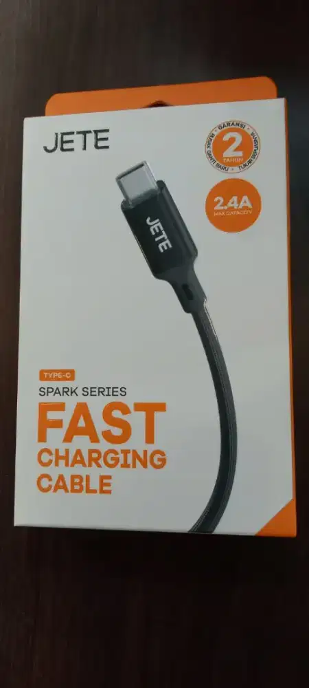 Kabel Data Fast Charging 2.4A JETE-Spark USB Type C 100Cm