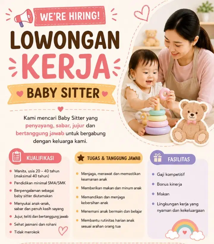 Lowongan Kerja Baby Sitter