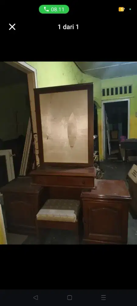 meja rias tempahan