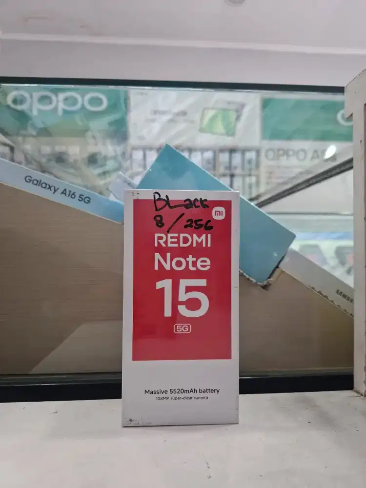 REDMI NOTE 15 5G 8/256 NEW MURAH GARANSI RESMI