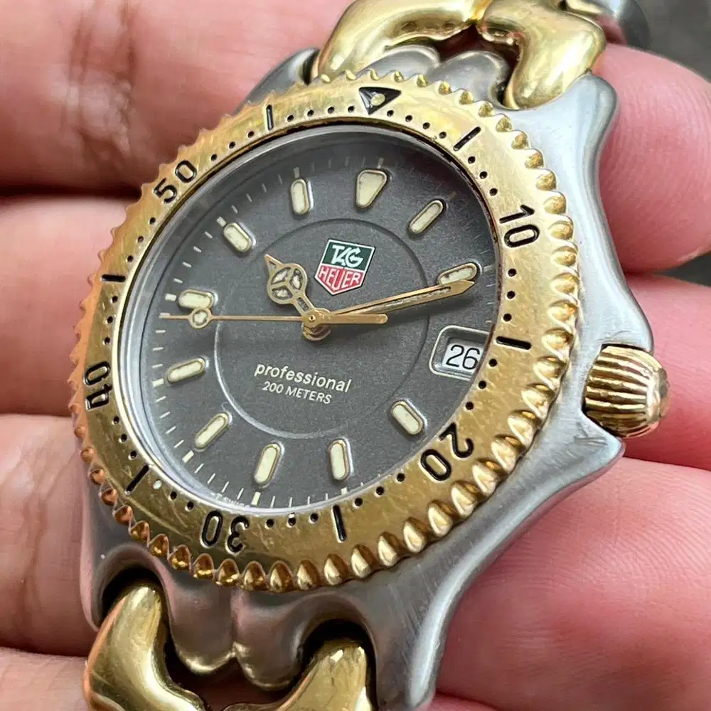 Tag heuer wg1120 men size big size rare murah