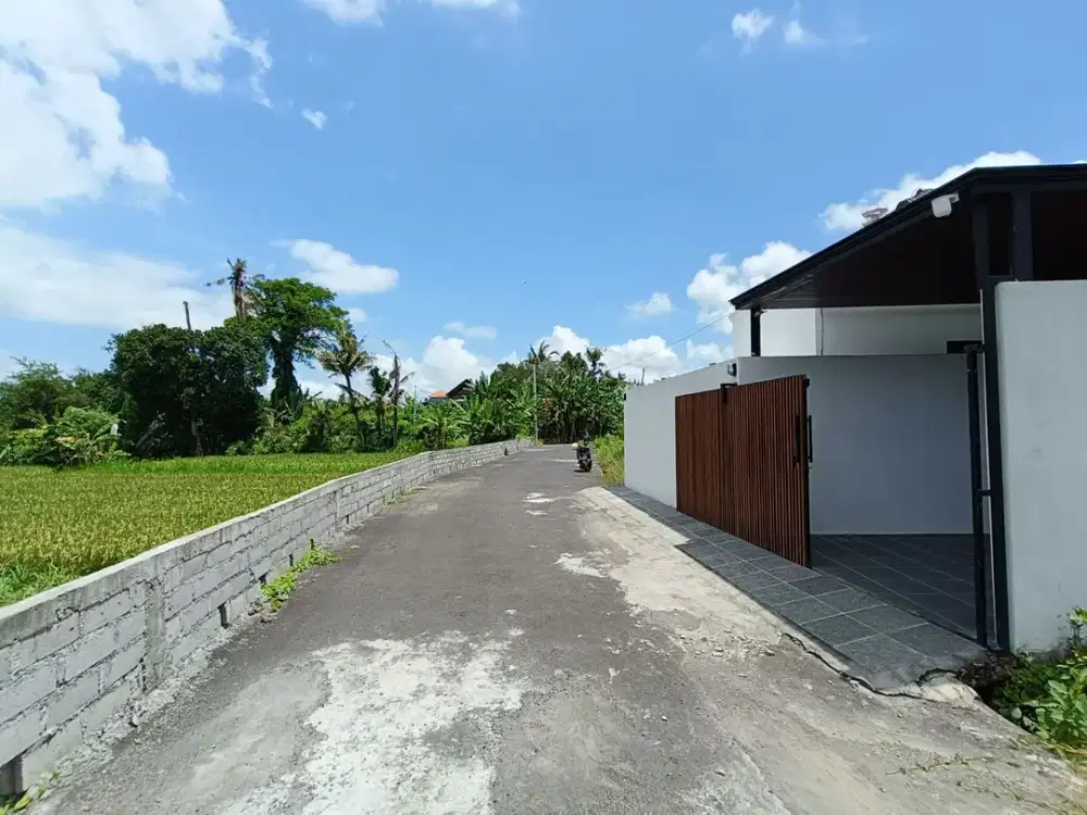Vila Baru Fully Furnished Walking Distance ke Pantai Saba, Gianyar