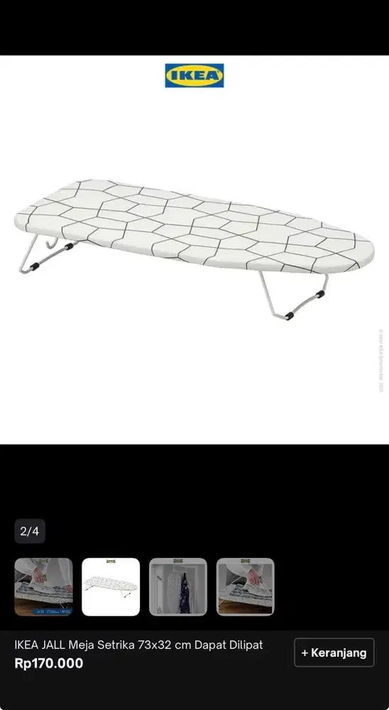 Meja Setrika Ikea