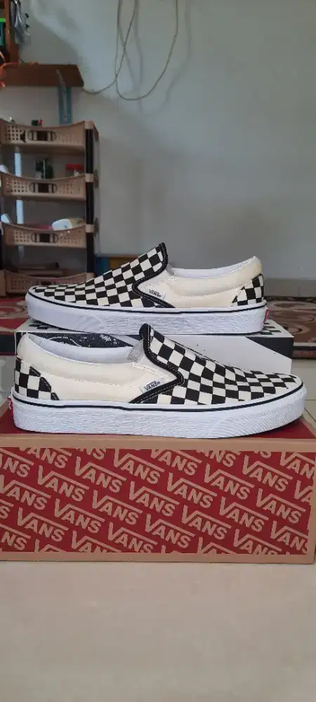Jual sepatu Vans Slip On Clasic Checkerboard